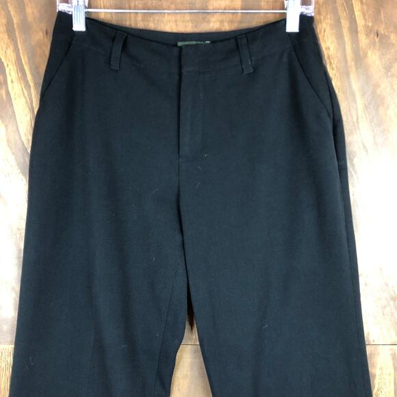 Eddie Bauer Womens Pants Black Blakely Palazzo Wide Leg Workwear Stretch 6 - Picture 2 of 12
